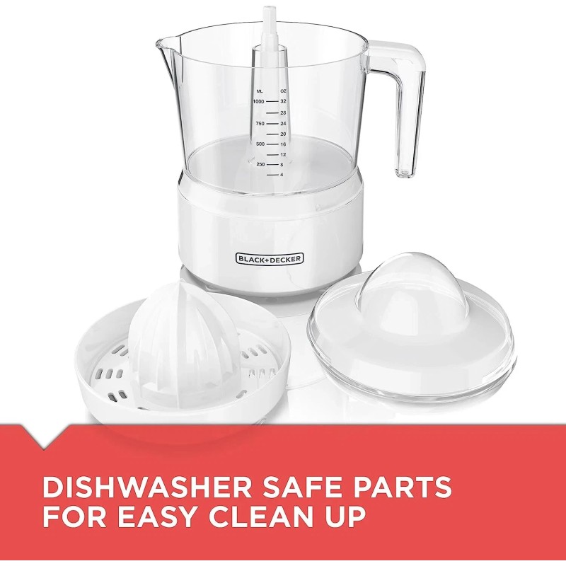 BLACK+DECKER Black & Decker CJ650 32 oz. Citrus Juicer, 220-240V,