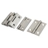 IIVVERR Cupboard Showcase Door Toolbox Iron pipe tube Hinge Silver