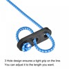 sourcing map Tent Rope Buckles, 5.4mm Plastic Guyline Adjuster Cord