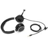 Binaural Headset Office Headset with Mic and Audio Control for