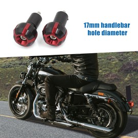 A ABSOPRO Motorcycle Universal Aluminum Alloy Handle Bar Hand Grip End Cap