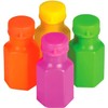 Rhode Island Novelty 1.75 Inch Neon Bubble Bottles, Pack of