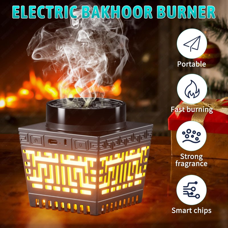 Telawah Bakhoor Incense Burner with Quran, Remote Controlled Speaker and
