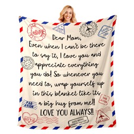 Mothers Day Giifts for Mom, Birthday Gifts for Mom, Mothers Day Ideas, Moms Gifts from Daughters Son, to My Dear Mommy Throw Blanket, Best Moms Ever Gift, Cozy Mama Blanket for Couch Bed Sofa 50"x60"