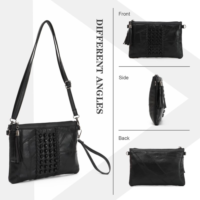 Syrads Crossbody Handbags for Women Wrist Strap Wristlet Clutch Travel