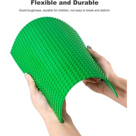 LVHERO 16 Pcs Classic Baseplates Building Plates for Building Bricks 100% Compatible with All Major Brands-Baseplate, 10" x 10" (Multicolored)