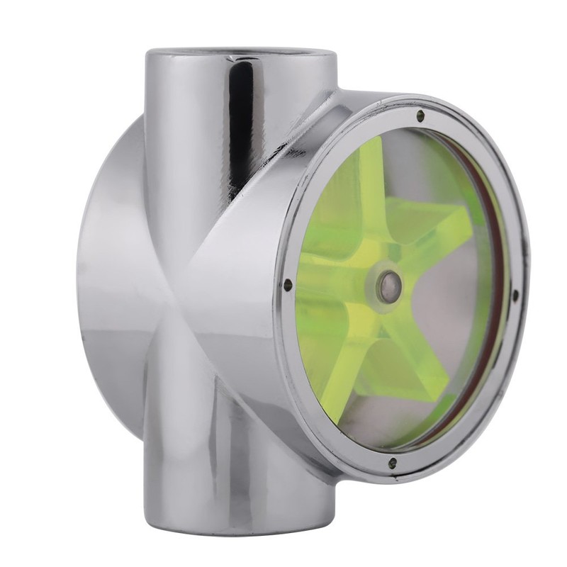Pomya G1/4 Water Flow Indicator.Flow Indicator.Computer Water Flow Meter.Flow Meter.Tungsten