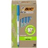 BIC Ecolutions Round Stic Medium Ballpoint Pen (1.0mm) 50-Count Box,