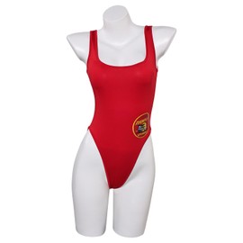 Women Bay Costume C.J. Parker Cosplay Swimsuit Adult Red Bathing Suit One-Piece Bikini Summer Beach Outfits