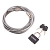 Amtech T1695 300cm (120") x 4mm Security Cable with Padlock