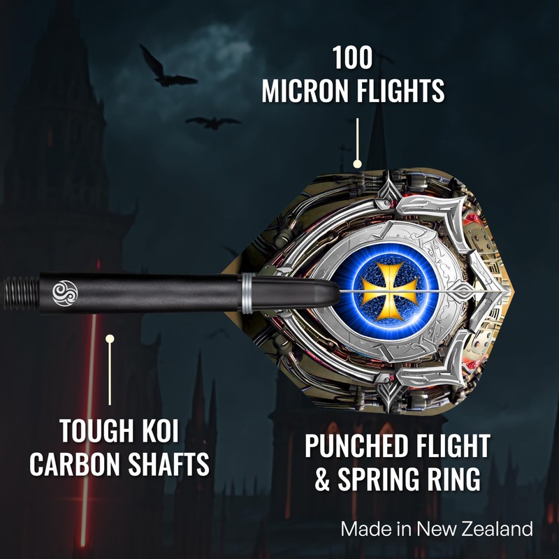 Shot! Future Knights Darkstar 90% Soft Darts