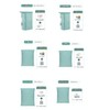 6-Pack Reusable Vacuum Compression Storage Bags Set, With Hand Pump,