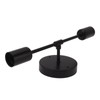 E27 E26 Double Wall Light Base Iron 85‑265V Black Modern