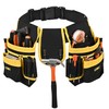 Tool Belts for Men,Heavy Duty Tool Belts with 26-Pockets,Adjustable and