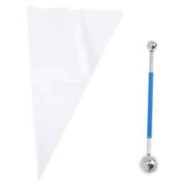 TEHAUX 20Pcs Grout Sealer Bags for Masonry Durable Grouting Piping Bags Reusable Tear Resistant for Tile Brick and Work Practical Sealer Pouches