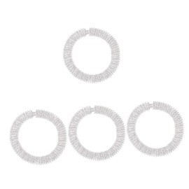 ORFOFE 4pcs Wristband for Women Girls Acupressure Metal Ring Massage Bracelet Sensory Carpal Tunnel Support