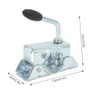 Depisuta Trailer Jack Wheel Split Clamp, Galvanized Iron Trailer Jack
