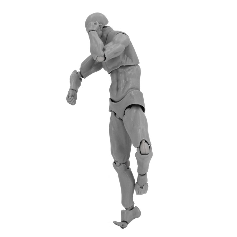 Figure Model PVC Action Figure Drawing Model Movable Joint Pedestal