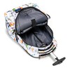 K-Cliffs Heavy Duty Rolling Backpack School Bookbag with Wheels Deluxe