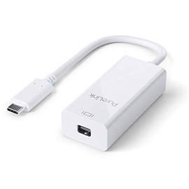PureLink IS210 USB-C to Mini DisplayPort Adapter - 4K60 - iSeries 0.10 m, White