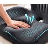 Ergonomic Memory Foam Seat Cushion for Office Chairs – Comfortable
