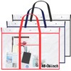 Huhumy 3 Pack Large Poster Storage Bag Bulletin Board Holder