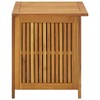 vidaXL Patio Storage Acacia Wood Box, Oil Finished, with Water-Resistant