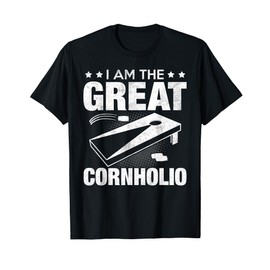 Cornhole Teams I Am the Great Cornholio Black X-Small Crew Neck T-Shirt