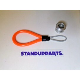 all Orange tow loop & Silver Bow eye tie down fitting combo 440 550 650 750 jetski