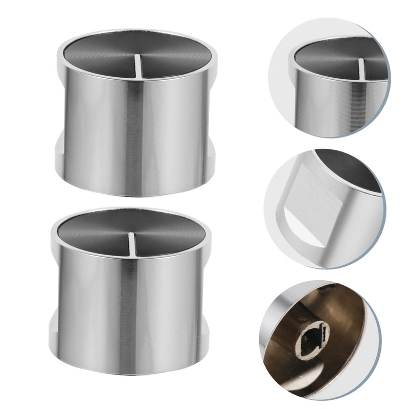 LABRIMP Stove Knob Replacements 2pcs Universal Gas Range Knobs Easy