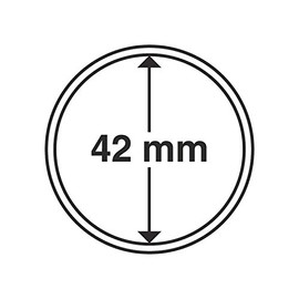 Leuchtturm 318006 Coin Capsules Inner Diameter 42 mm