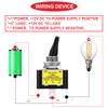 MKBKLLJY 2pcs Illuminated Toggle Switch DC 12V 30A SPST 3