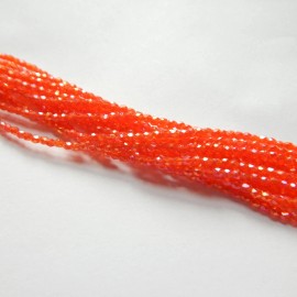 Czech Glass 2mm (100 beads) Fire Polished Faceted - Luster Iris - Hyacinth - Czech Glass