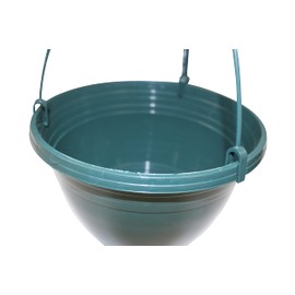 Kingston Tools 2-Pack Hanging Baskets Recycled Plastic Eco-Friendly 50cm Height Green Made in the UK Outdoors or Indoors Plants and Flowers