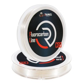 RUNCL 100% Pure Fluorocarbon Fishing Line, RC60 Fluorocarbon Leader, 4-50LB, 50-150yds, Virtually Invisible with Added Sensitivity, High Strength, Abrasion-Resistant, Fast-Sinking(150Yds, 8LB(3.63kg))