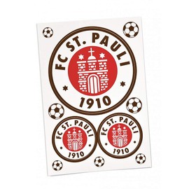 FC St. Pauli Sticker Logo Set of 3
