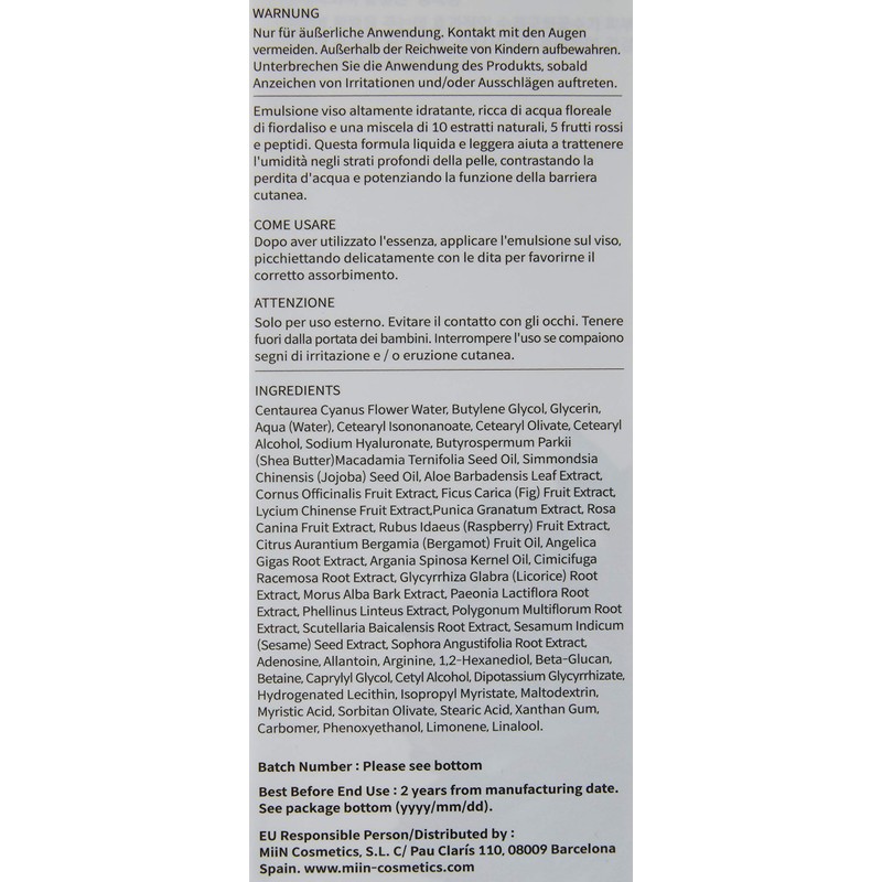 allNATURAL Blooming Lifting Emulsion 130 ml