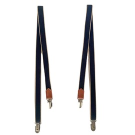 Haoa Suspenders, 0.8 inch (20 mm) Wide, I, Stand-alone Type, Rose, 2 Types, Front and Rear 2 Way, Men's, Women's, Clips, Leather Suspenders, Adjustable Length, Men's, Women's, Slim, Casual, Business,