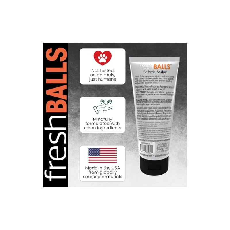Fresh Balls Lotion the Solution for Men - 3 Pack