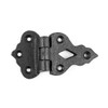Renovators Supply Manufacturing Cabinet Hinges 2 in. Black Wrought Iron