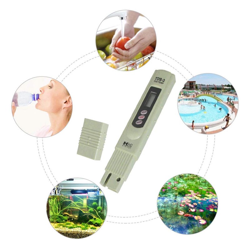Gasea LCD TDS 3 Meter Drinking Water Quality Digital Temperature