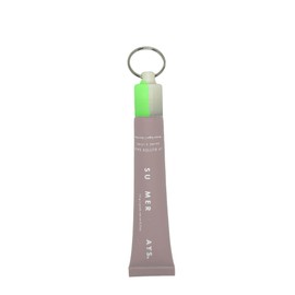 Morelan Brands Keychain Cap for Summer Fridays Lip Balm Key Chain Screw On Lid (Glow In Dark)