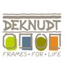 Deknut Burl Wood Photo Frame with Gold Inner Rim, Wood,