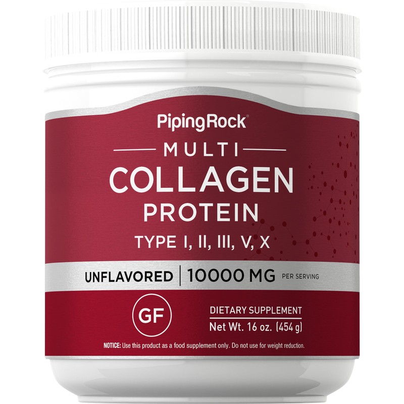 Piping Rock Multi Collagen Protein Powder | 16 oz Unflavored