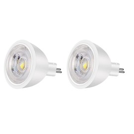 Noobibaba MR11 LED Bulb, MR11 GU4 LED 12 V Warm White 3 W 40 Degrees, Non-Dimmable 25 W Halogen Bulb Replaces Pack of 2