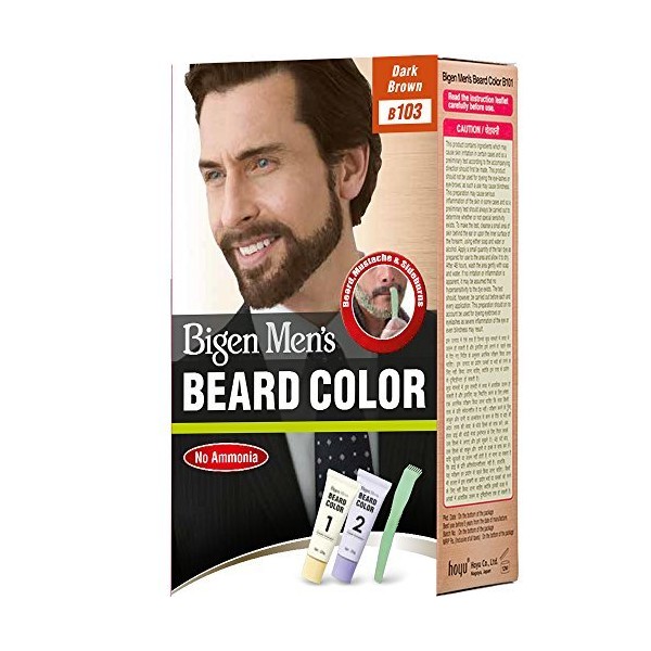Hoyu Co. Bigens Men's Beard Colour B103 Dark Brown