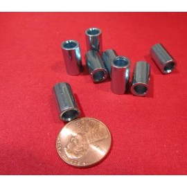 Basic Zinc Plate Steel Spacer, NO.10 Screw, 5/16" OD x .192" ID x 9/16" Length, 8 pcs