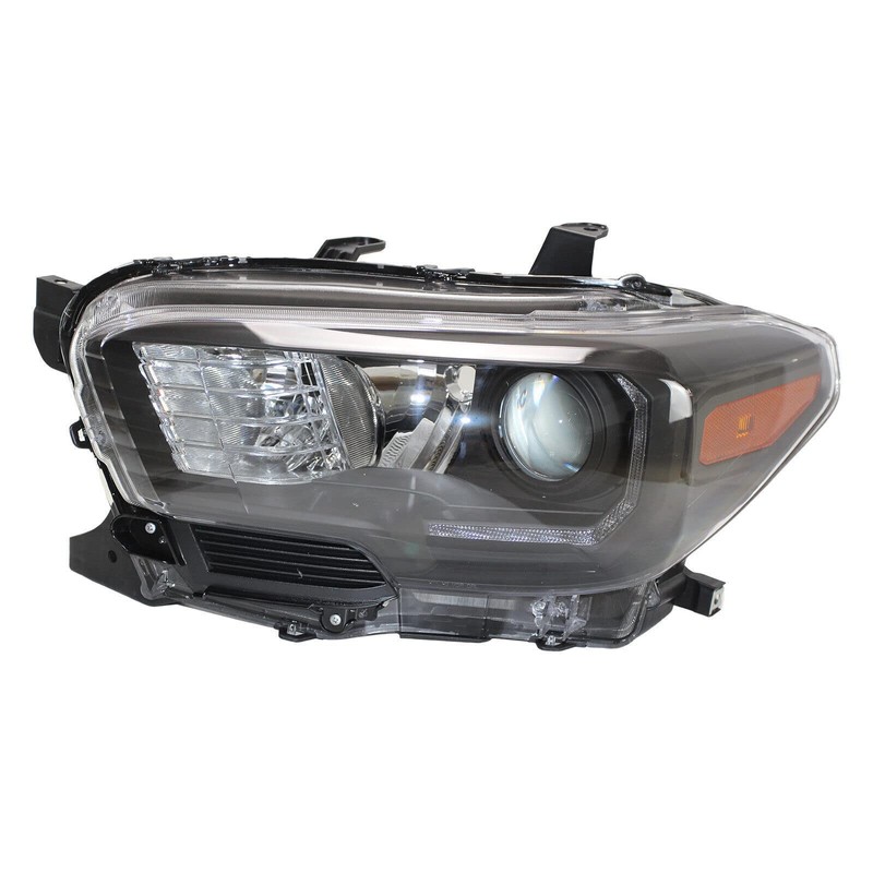 SUPAPRO Halogen Headlight Headlamps Black Housing w/o Bulbs For 2016-2019