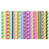 100 Pack Paper Straws, Party Straws Disposable Straws Biodegradable Recyclable