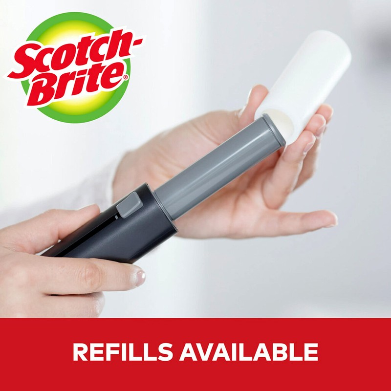 Scotch-Brite Mini Travel Lint Roller, Works Great On Pet Hair,